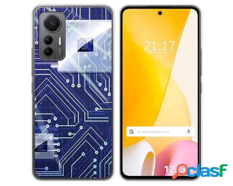 Funda Silicona para Xiaomi 12 Lite 5G diseño Circuito
