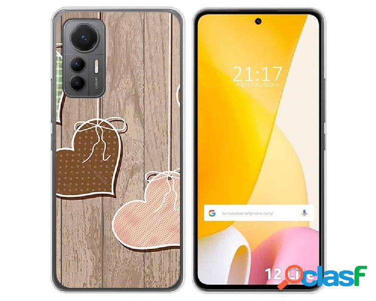 Funda Silicona para Xiaomi 12 Lite 5G diseño Corazones