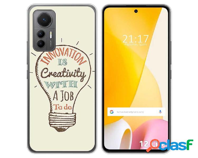 Funda Silicona para Xiaomi 12 Lite 5G diseño Creativity