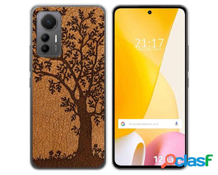 Funda Silicona para Xiaomi 12 Lite 5G diseño Cuero 03