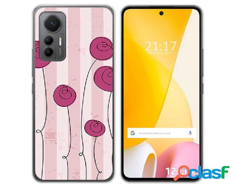 Funda Silicona para Xiaomi 12 Lite 5G diseño Flores Vintage