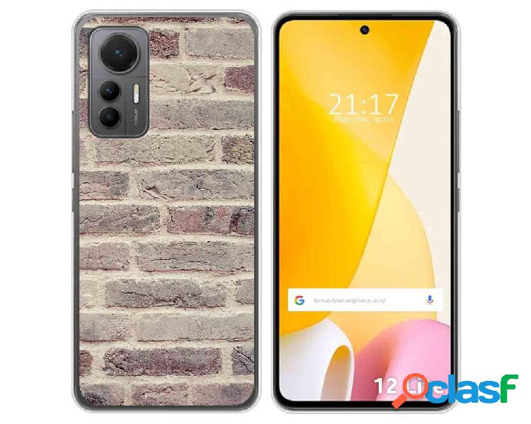 Funda Silicona para Xiaomi 12 Lite 5G diseño Ladrillo 01