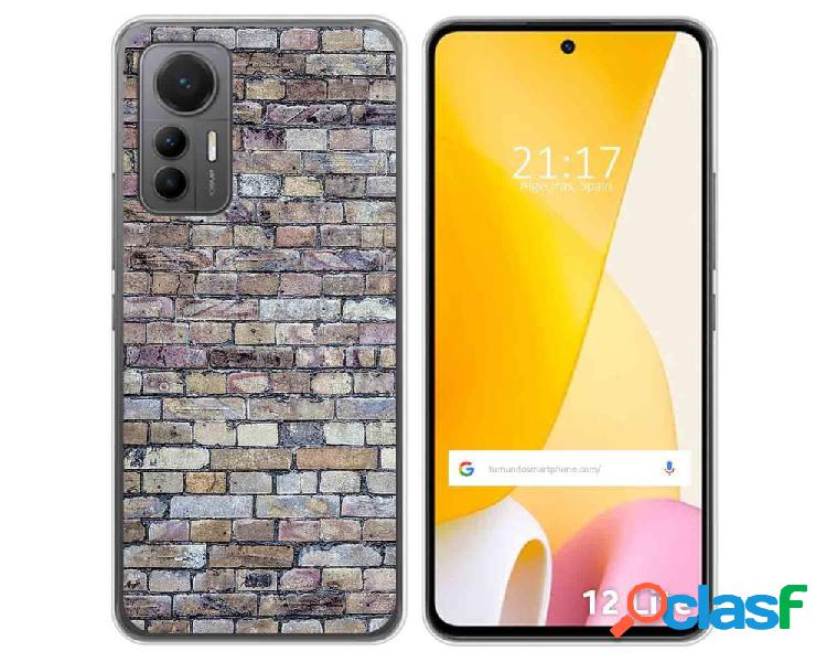 Funda Silicona para Xiaomi 12 Lite 5G diseño Ladrillo 02