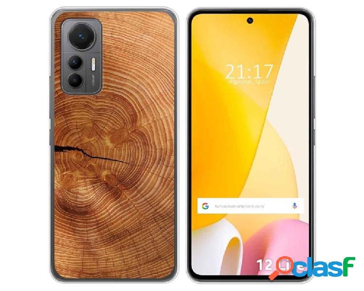 Funda Silicona para Xiaomi 12 Lite 5G diseño Madera 04