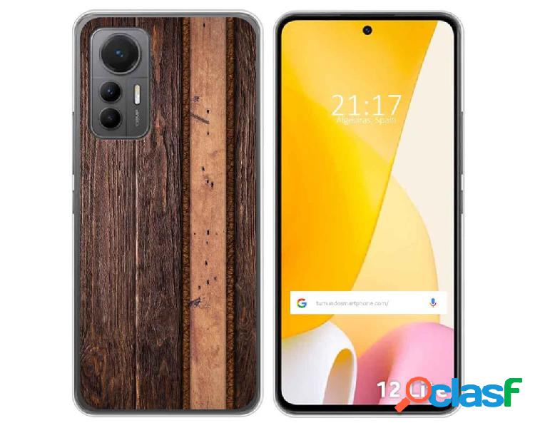 Funda Silicona para Xiaomi 12 Lite 5G diseño Madera 05