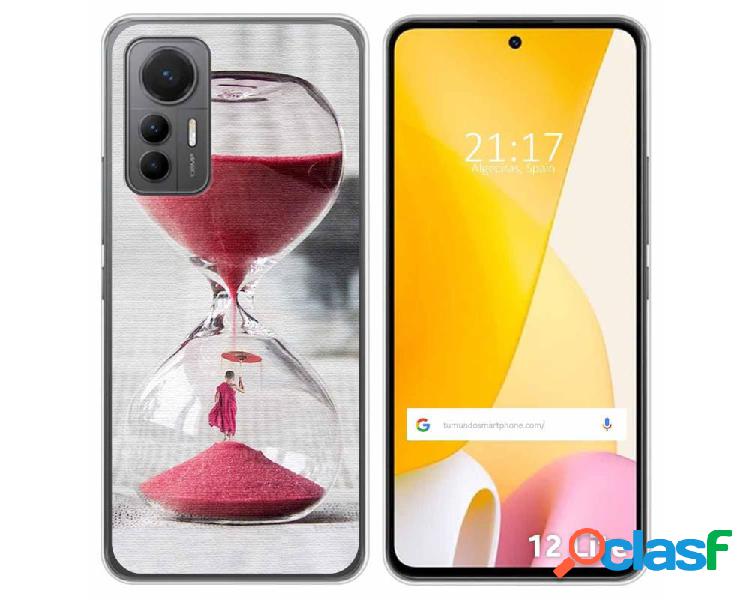 Funda Silicona para Xiaomi 12 Lite 5G diseño Reloj Dibujos