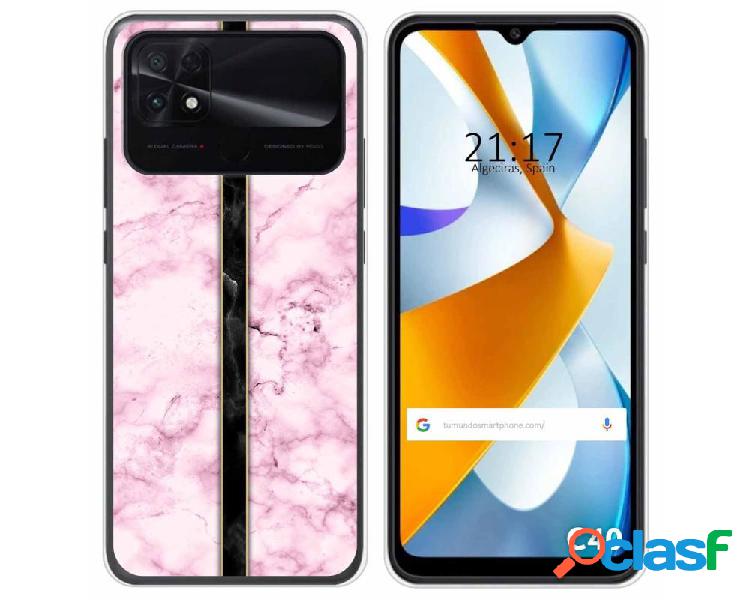 Funda Silicona para Xiaomi POCO C40 diseño Mármol 04