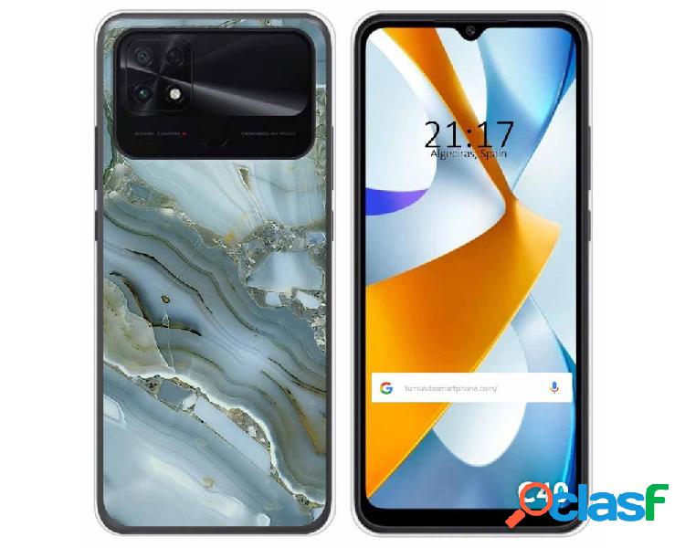 Funda Silicona para Xiaomi POCO C40 diseño Mármol 09