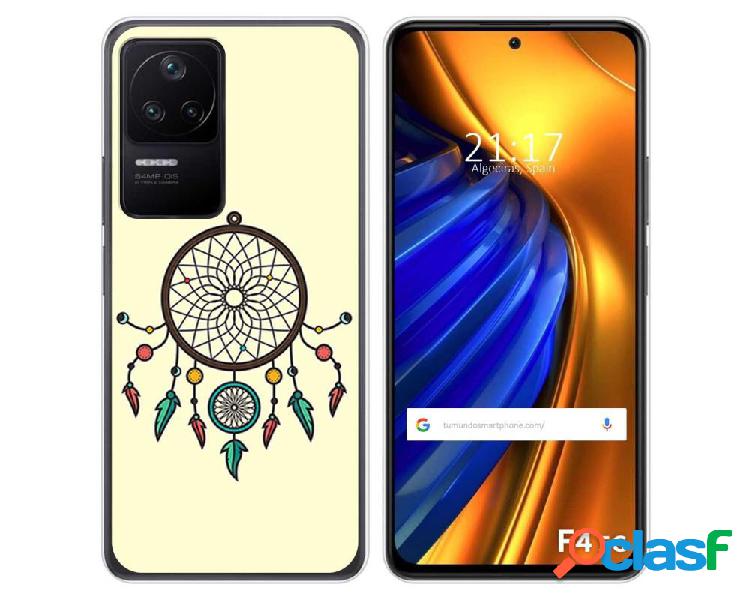 Funda Silicona para Xiaomi Poco F4 5G diseño Atrapasueños