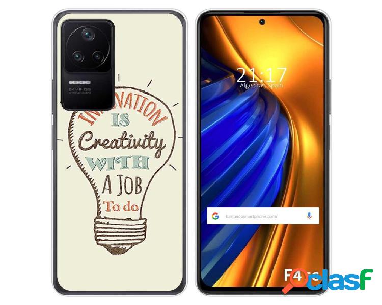 Funda Silicona para Xiaomi Poco F4 5G diseño Creativity