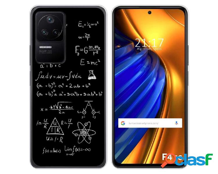 Funda Silicona para Xiaomi Poco F4 5G diseño Formulas