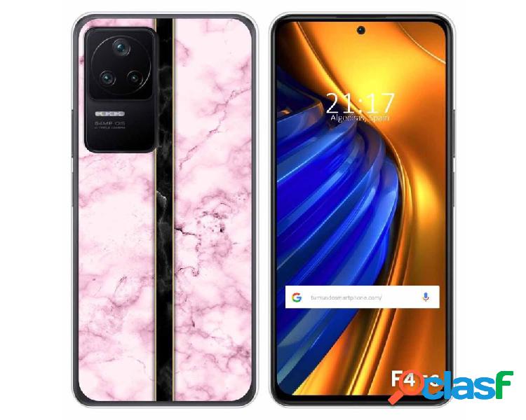Funda Silicona para Xiaomi Poco F4 5G diseño Mármol 04