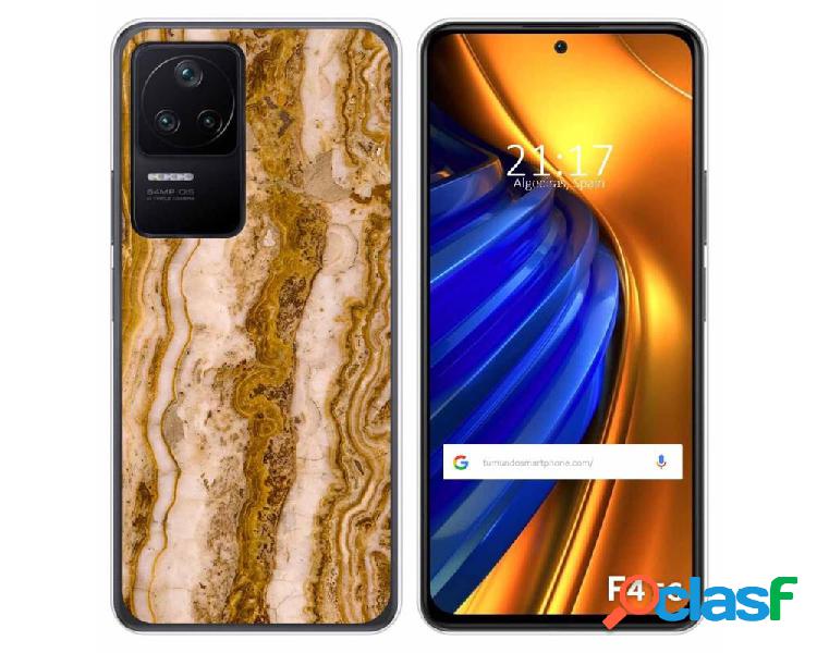 Funda Silicona para Xiaomi Poco F4 5G diseño Mármol 10