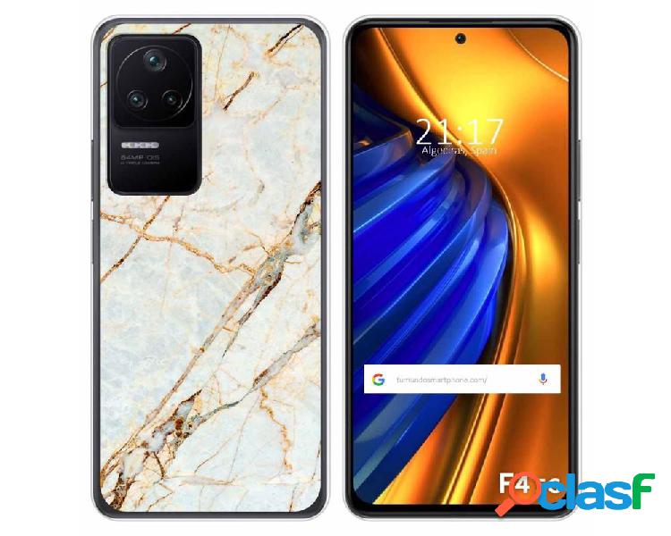 Funda Silicona para Xiaomi Poco F4 5G diseño Mármol 13