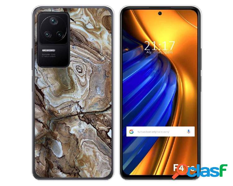 Funda Silicona para Xiaomi Poco F4 5G diseño Mármol 14