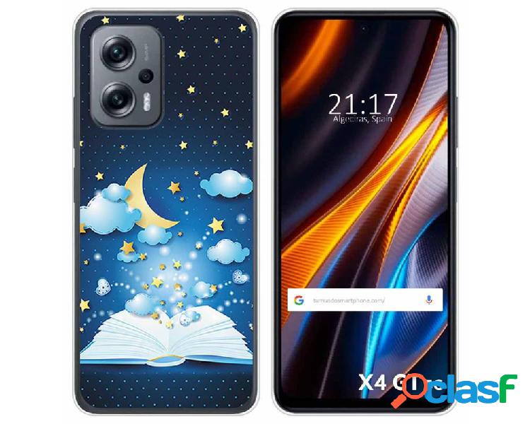 Funda Silicona para Xiaomi Poco X4 GT 5G diseño Libro