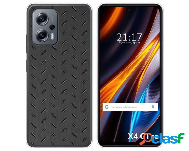 Funda Silicona para Xiaomi Poco X4 GT 5G diseño Metal