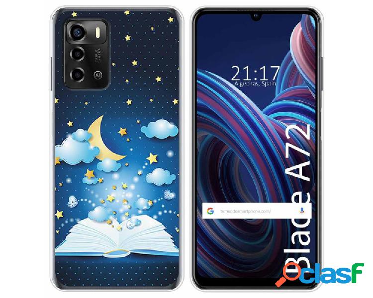 Funda Silicona para ZTE Blade A72 diseño Libro Cuentos