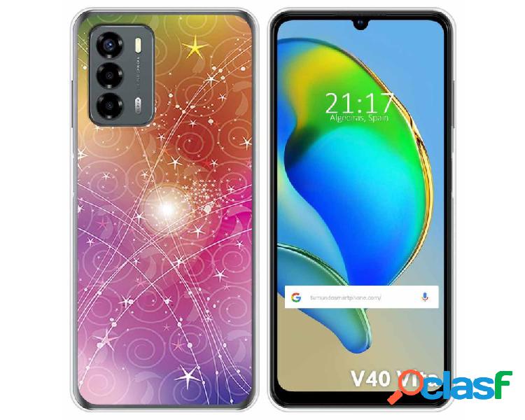 Funda Silicona para ZTE Blade V40 Vita diseño Abstracto