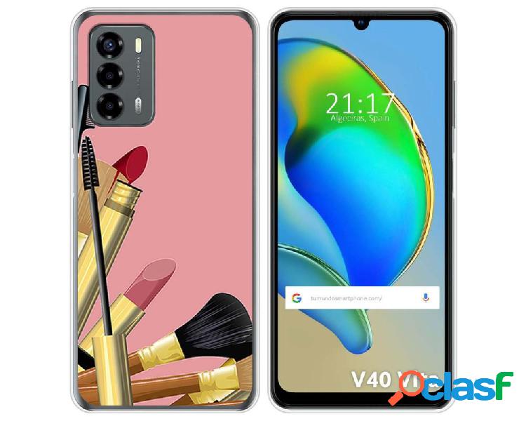 Funda Silicona para ZTE Blade V40 Vita diseño Brochas