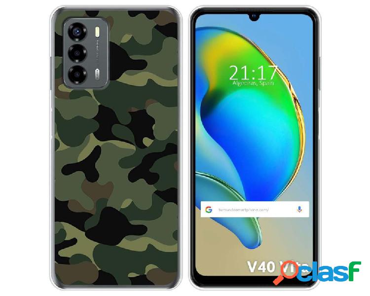 Funda Silicona para ZTE Blade V40 Vita diseño Camuflaje