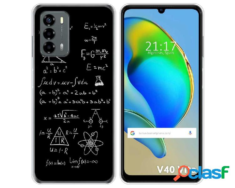 Funda Silicona para ZTE Blade V40 Vita diseño Formulas