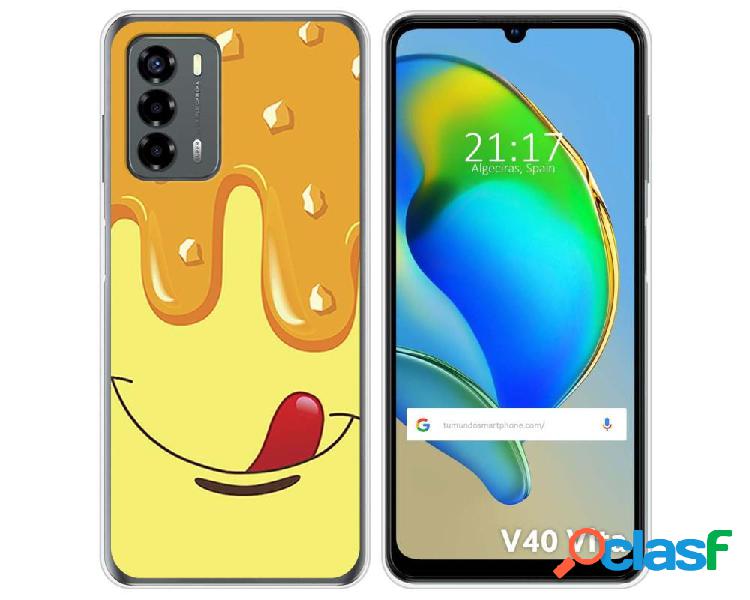 Funda Silicona para ZTE Blade V40 Vita diseño Helado