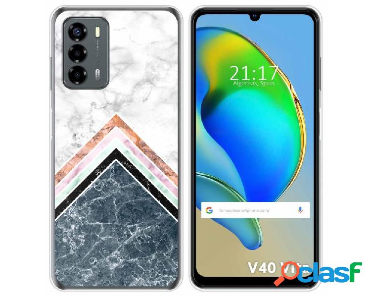 Funda Silicona para ZTE Blade V40 Vita diseño Mármol 05