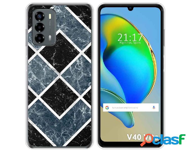 Funda Silicona para ZTE Blade V40 Vita diseño Mármol 06
