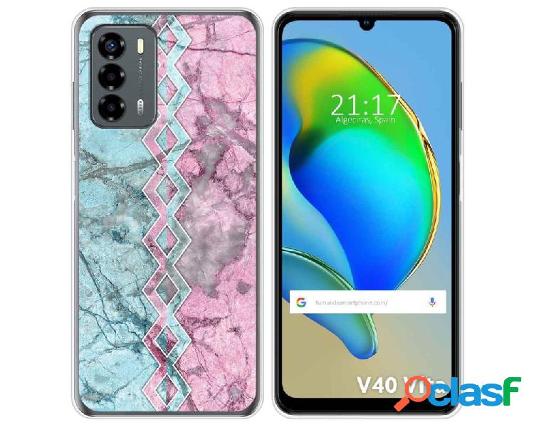 Funda Silicona para ZTE Blade V40 Vita diseño Mármol 08