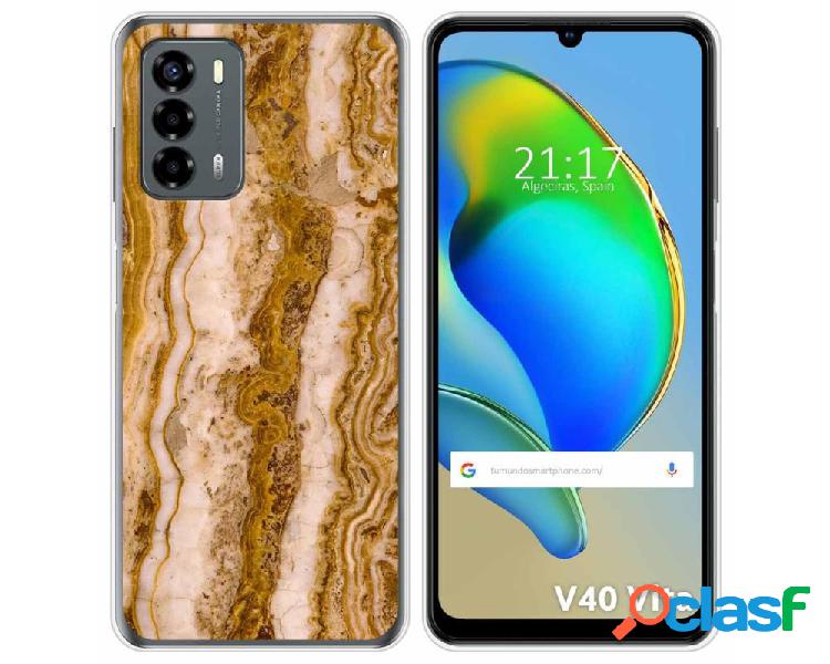 Funda Silicona para ZTE Blade V40 Vita diseño Mármol 10
