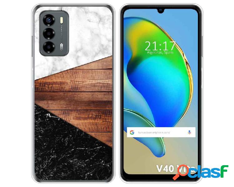 Funda Silicona para ZTE Blade V40 Vita diseño Mármol 11