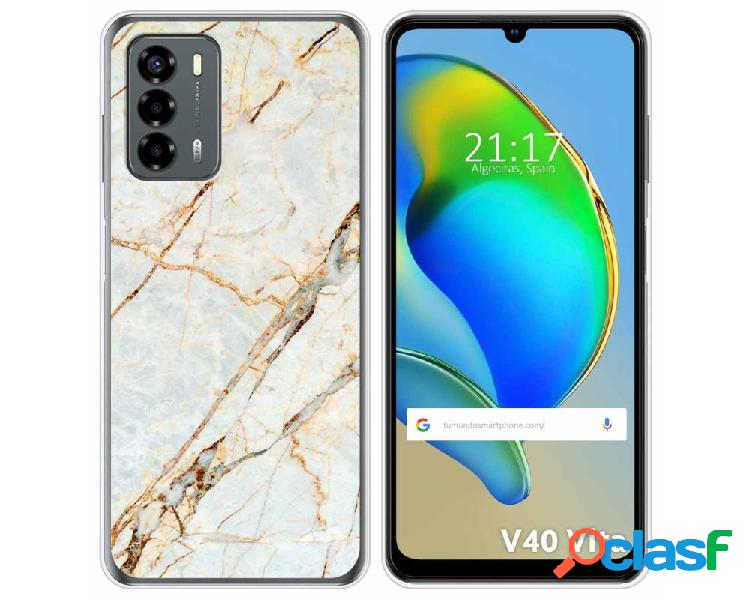 Funda Silicona para ZTE Blade V40 Vita diseño Mármol 13