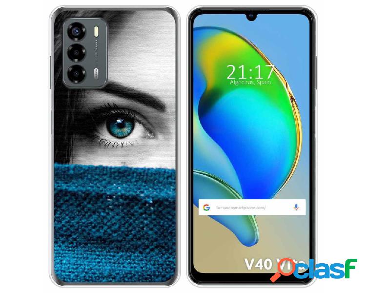 Funda Silicona para ZTE Blade V40 Vita diseño Ojo Dibujos