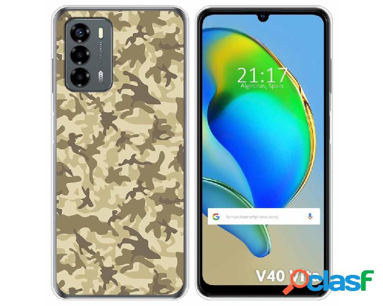 Funda Silicona para ZTE Blade V40 Vita diseño Sand