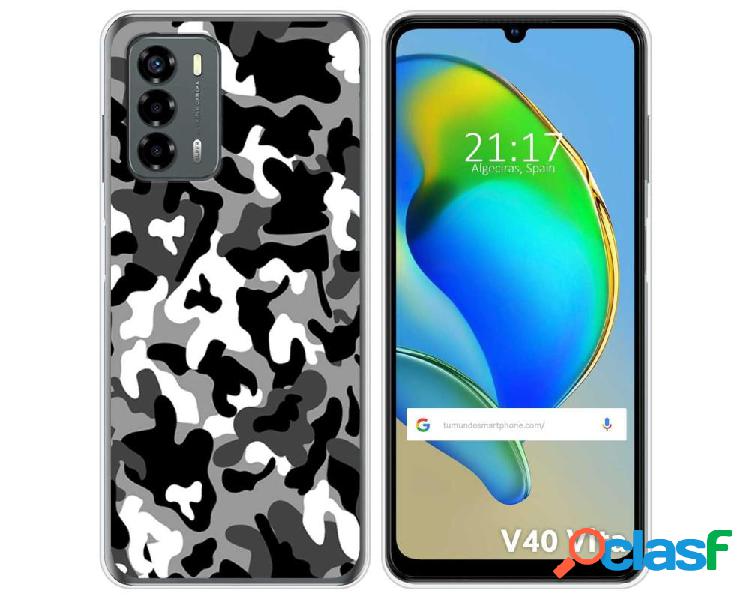 Funda Silicona para ZTE Blade V40 Vita diseño Snow