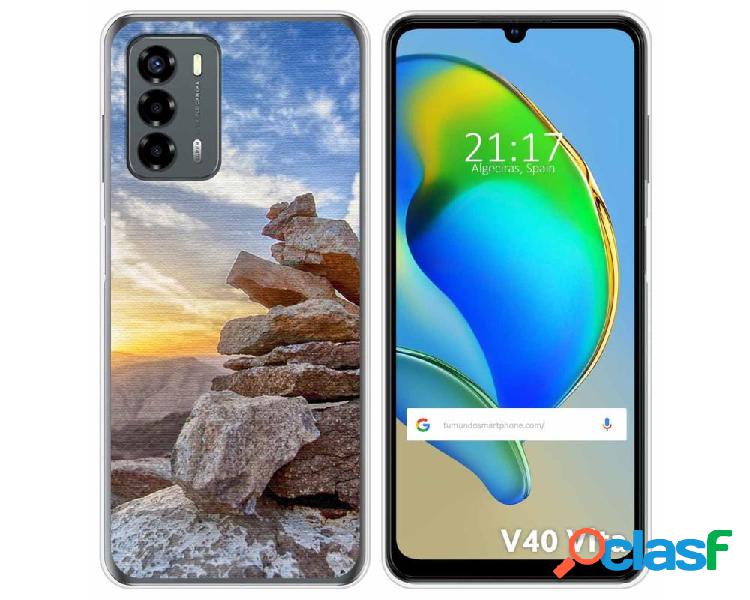 Funda Silicona para ZTE Blade V40 Vita diseño Sunset