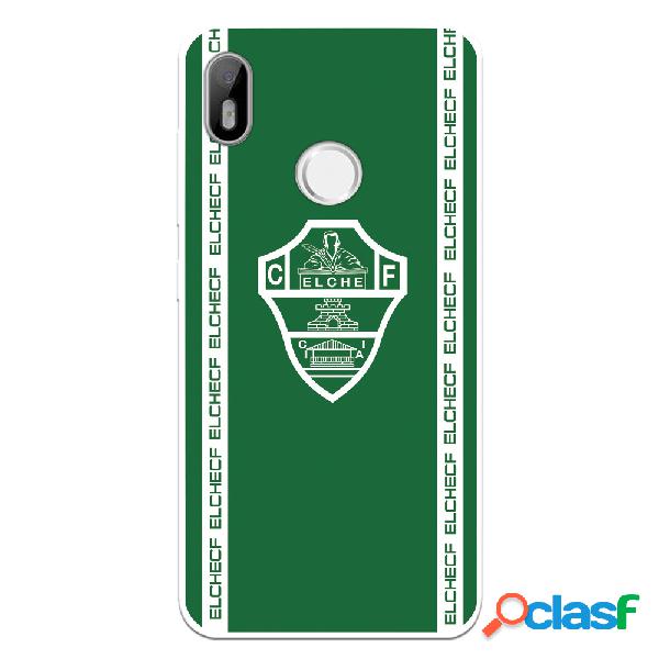 Funda para BQ Aquaris C del Elche CF Escudo Fondo Verde