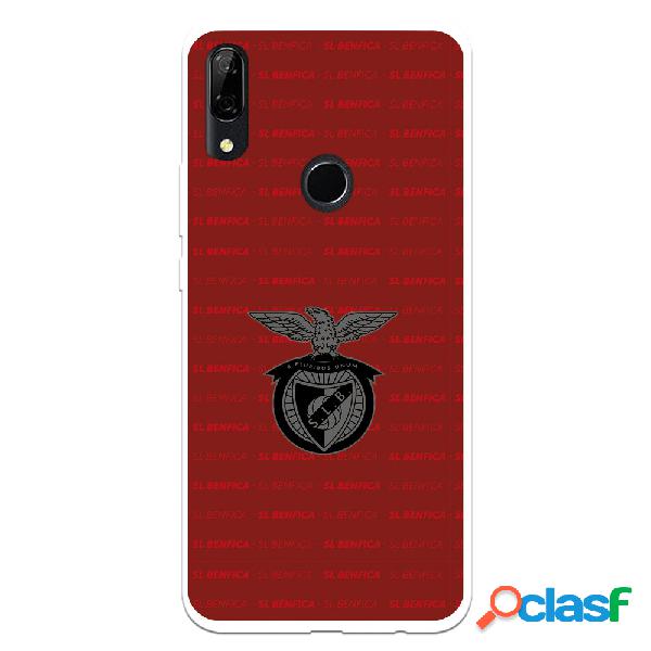 Funda para Huawei P Smart Z del Escudo Fondo Granate -