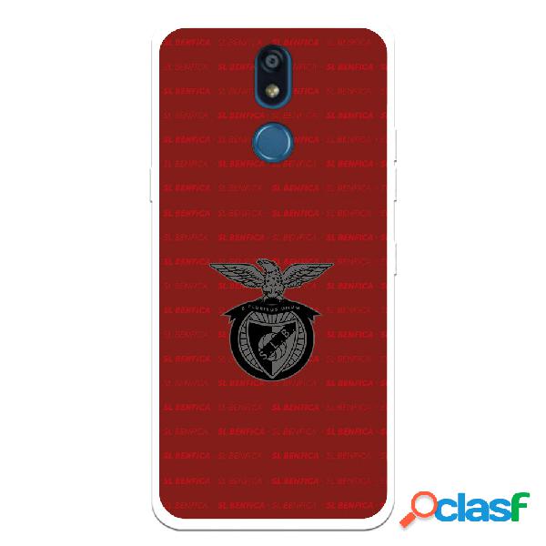 Funda para LG K40 del Escudo Fondo Granate - Licencia