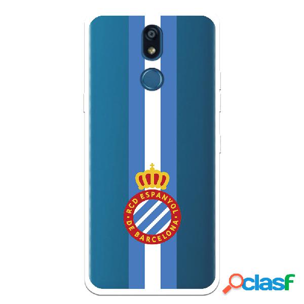 Funda para LG K40 del RCD Espanyol Escudo Albiceleste Escudo