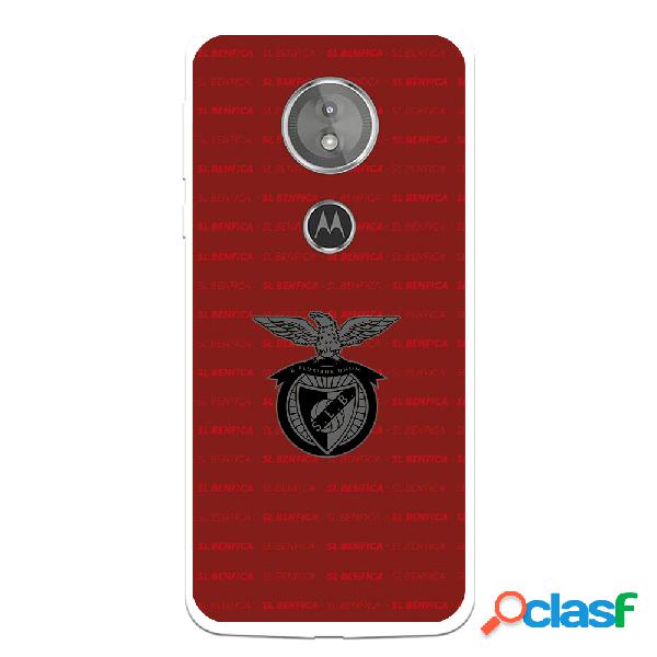 Funda para Motorola Moto E5 del Escudo Fondo Granate -