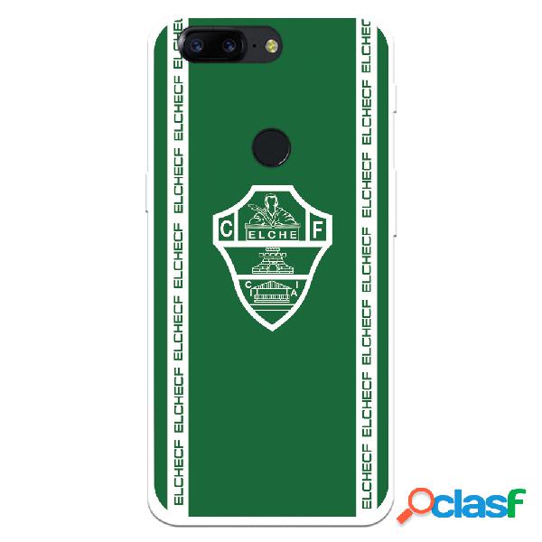 Funda para Oneplus 5T del Elche CF Escudo Fondo Verde Escudo