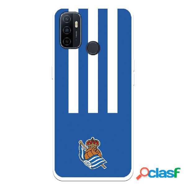 Funda para Oppo A53 del Real Sociedad de Futebol Real rayas