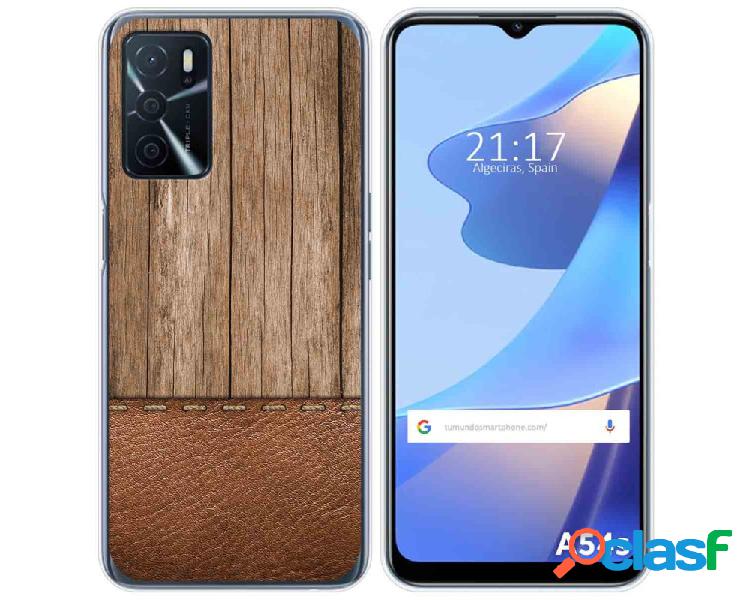 Funda para Oppo A54s TUMUNDOSMARTPHONE Dibujos Madera 09