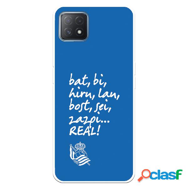 Funda para Oppo A73 5G del Real Sociedad de Futebol Real