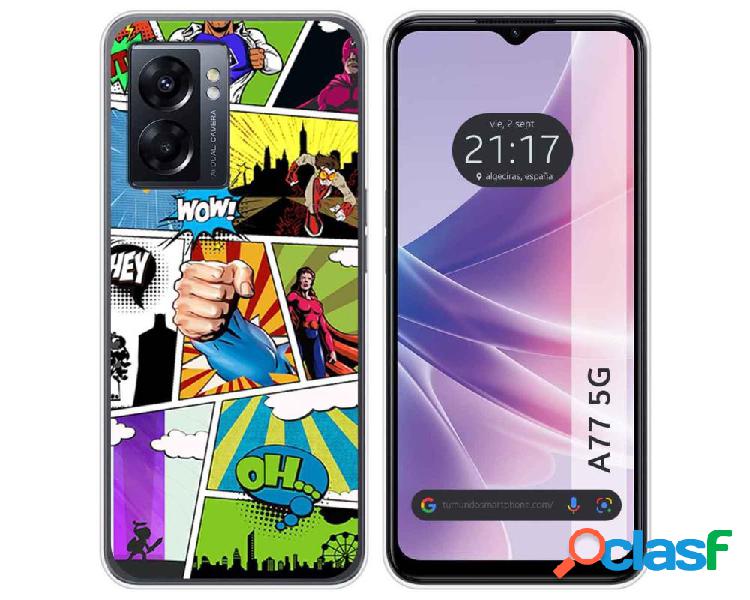 Funda para Oppo A77 5g TUMUNDOSMARTPHONE Dibujos Comic