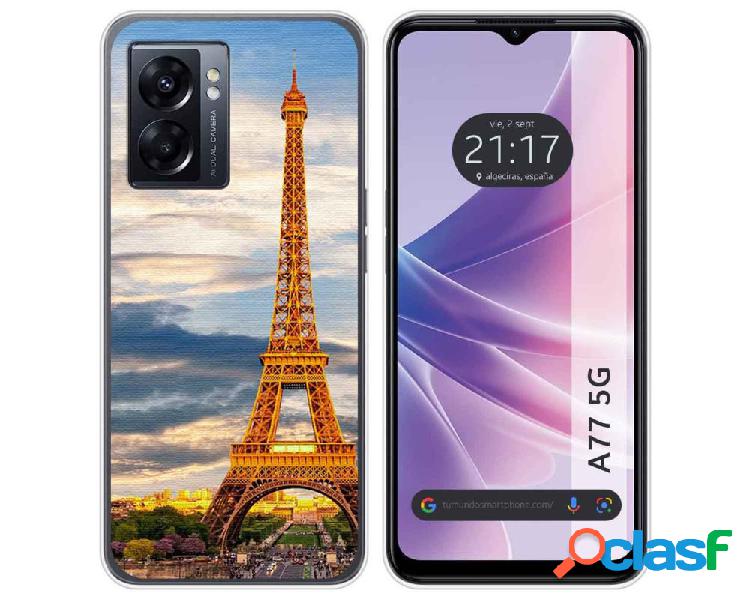 Funda para Oppo A77 5g TUMUNDOSMARTPHONE Dibujos Paris