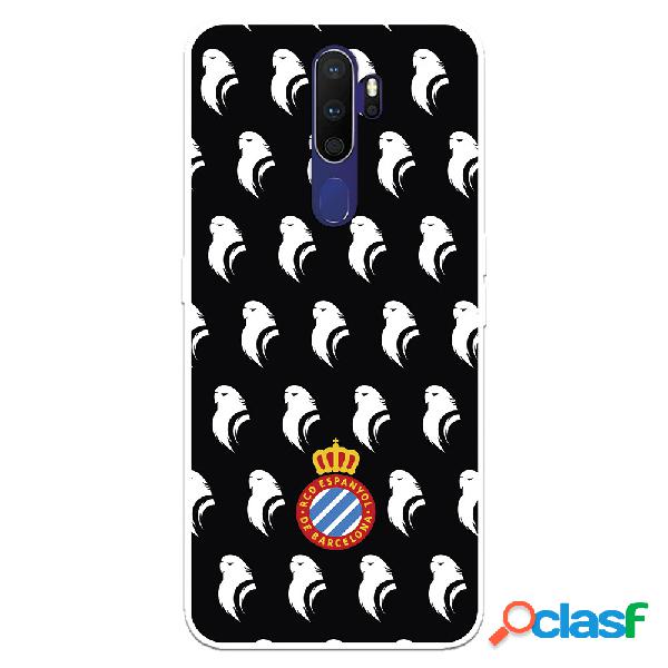 Funda para Oppo A9 2020 del RCD Espanyol Escudo Patron Fondo