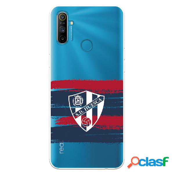 Funda para Realme C3 del Huesca Rayas Transparente -